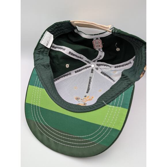 Milwaukee Bucks Hat Marques Johnson 8 Adjustable Strapback Green Retro Logo NBA - Picture 5 of 6